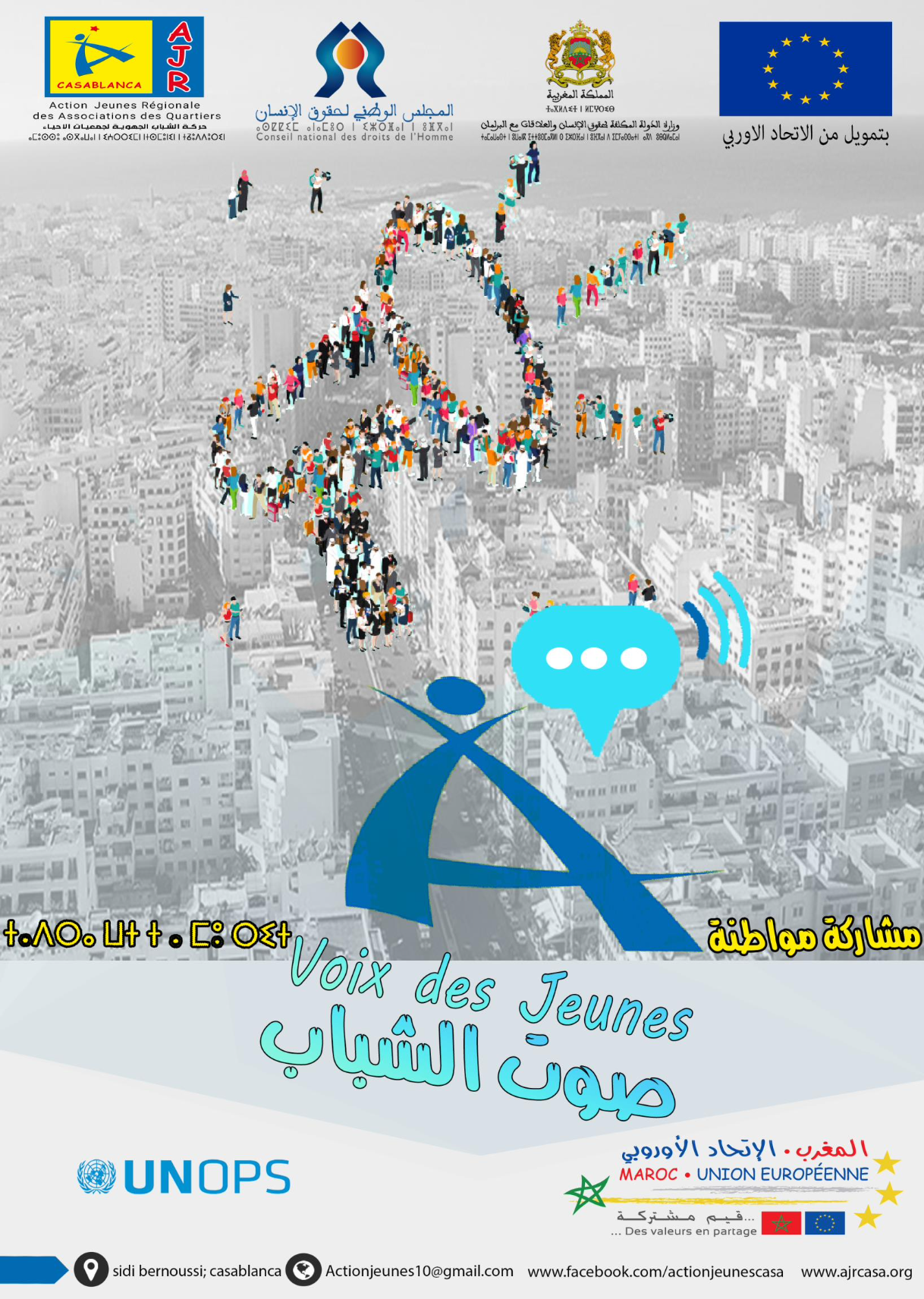 كتيب تلخيصي لمشروع صوت الشباب